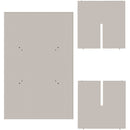 Mesa de comedor Matilda rectangular 120 x 90 cm laminada - Taupe