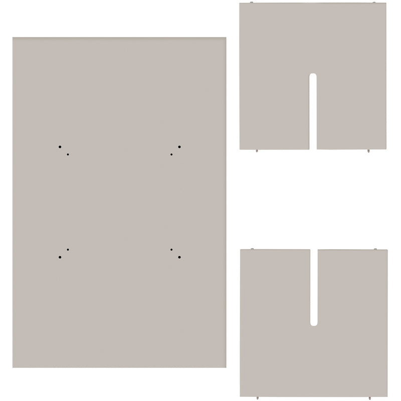 Mesa de comedor Matilda rectangular 120 x 90 cm laminada - Taupe