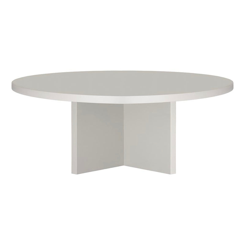 Table Basse Pausa Ronde 100 Cm En Stratifié - Taupe