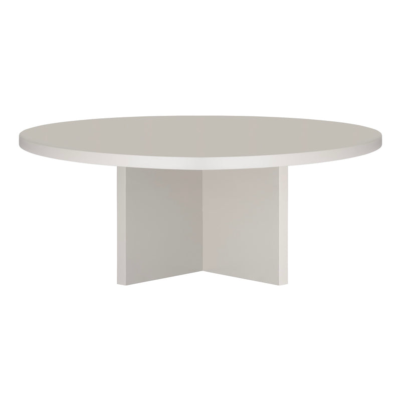 Table Basse Pausa Ronde 100 Cm En Stratifié - Taupe