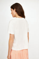 T-shirt Never Mollino BLANC LAIT