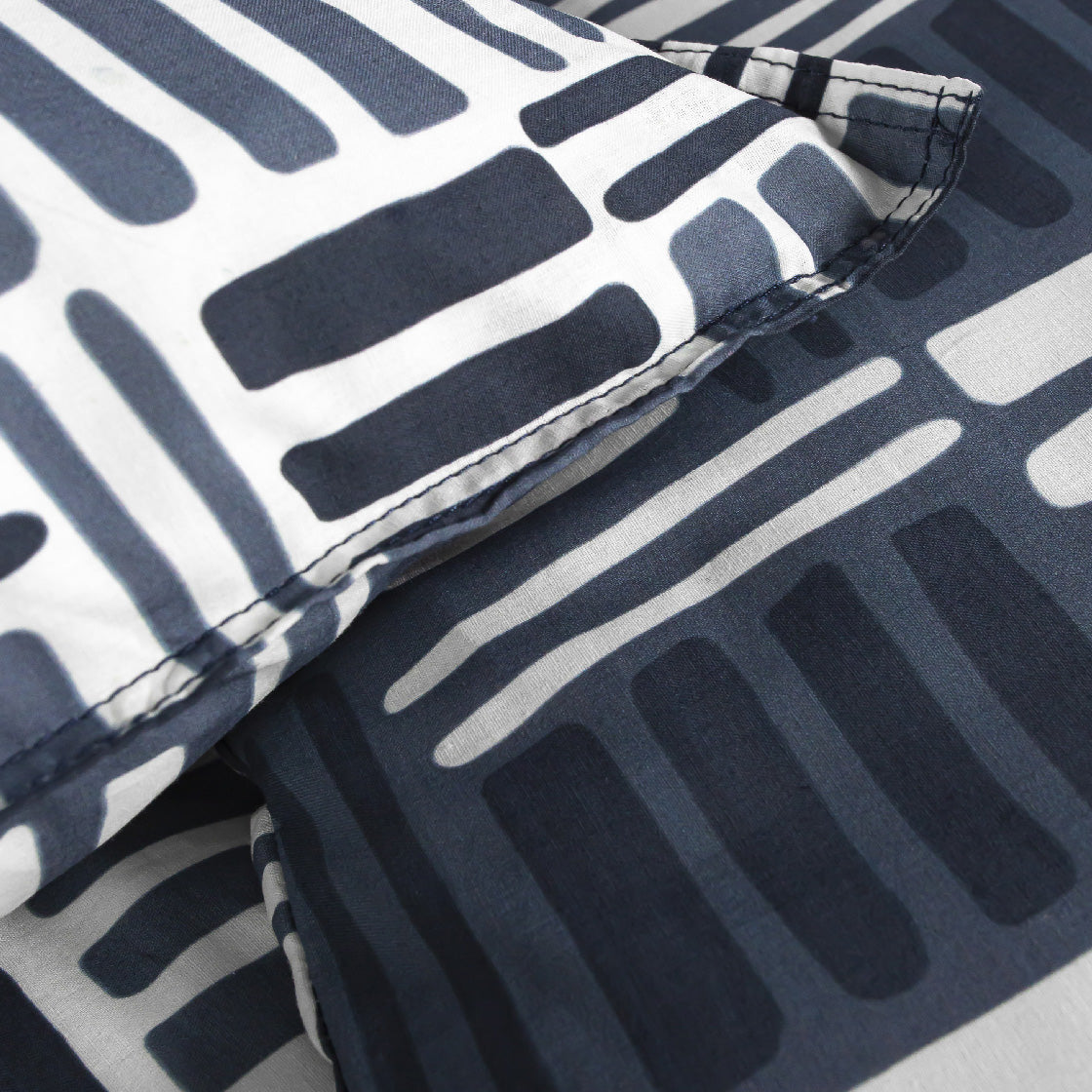 Sunshine - Juego de Cama Estampado 6.52 - Azul