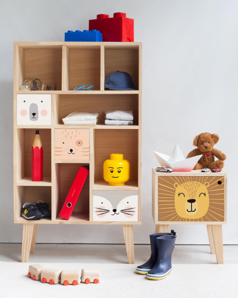 Table de Chevet Montessori - Naturel "Lion"