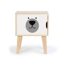 Table de Chevet Montessori - Naturel "Bear Face"