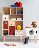 Table de Chevet Montessori - Naturel "Bear Face"