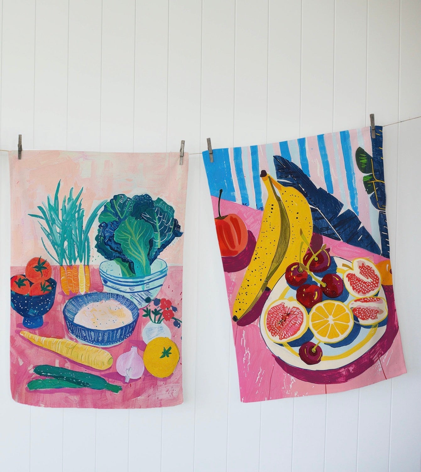 Set De 2 Paños de Cocina - Kitchen - Multicolor