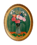 Cadre Forme Ovale Fraisée - Rousseau - Multicolore