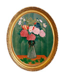 Cadre Forme Ovale Fraisée - Rousseau - Multicolore