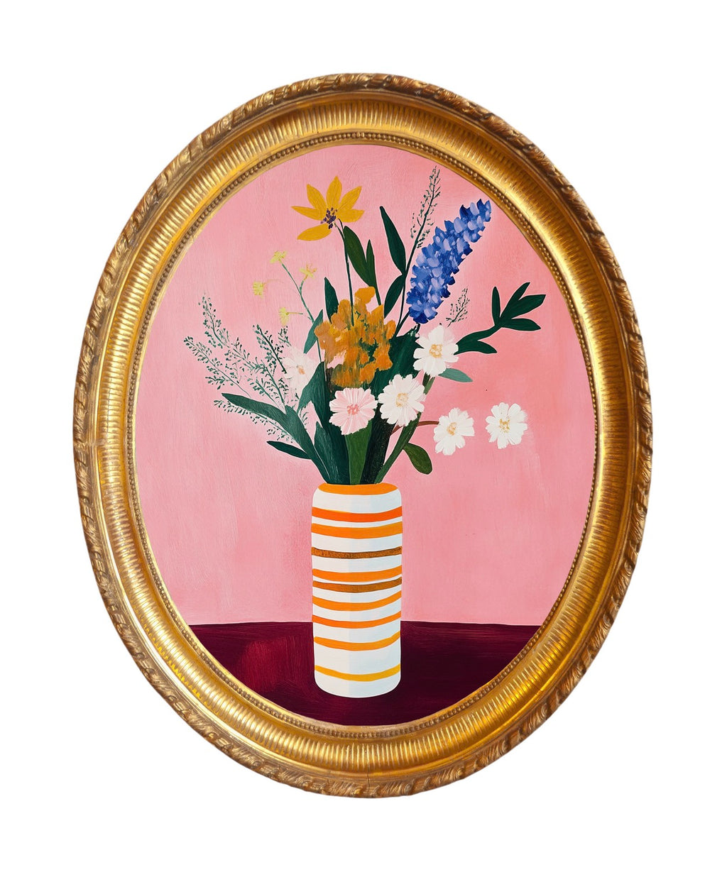 Cadre Forme Ovale Fraisée - Eclectic Bunch - Multicolore