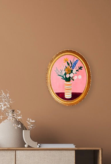 Milled Oval Frame - Eclectic Bunch - Multicolour