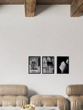 Black Framed Print 40X30 - Books - Multicolour