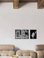 Black Framed Print 40X30 - Books - Multicolour