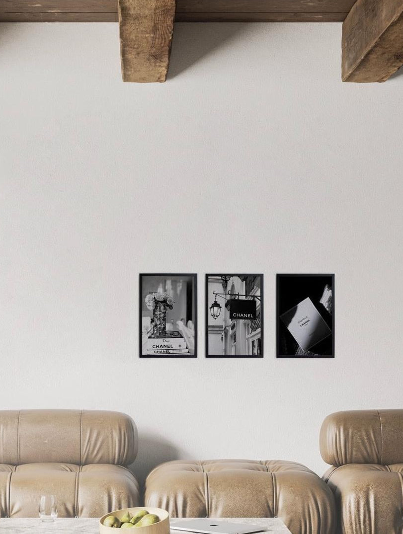 Black Framed Print 40X30 - Books - Multicolour