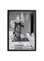 Black Framed Print 40X30 - Books - Multicolour