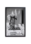 Tableau Encadré Noir 40X30 - Books - Multicolore