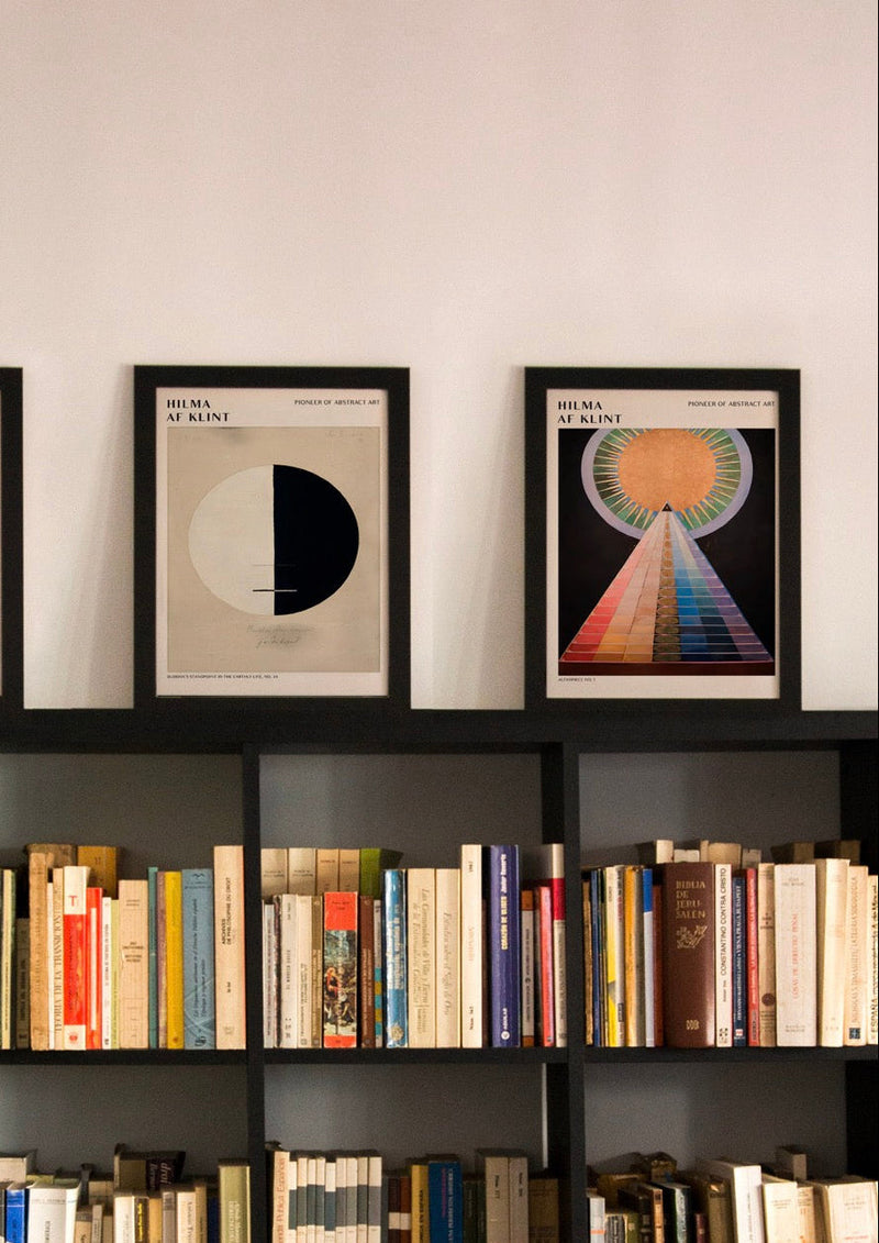 Really Nice Things - Cadre Moulure Noir 40X30 - Hilma 6 - Multicolore
