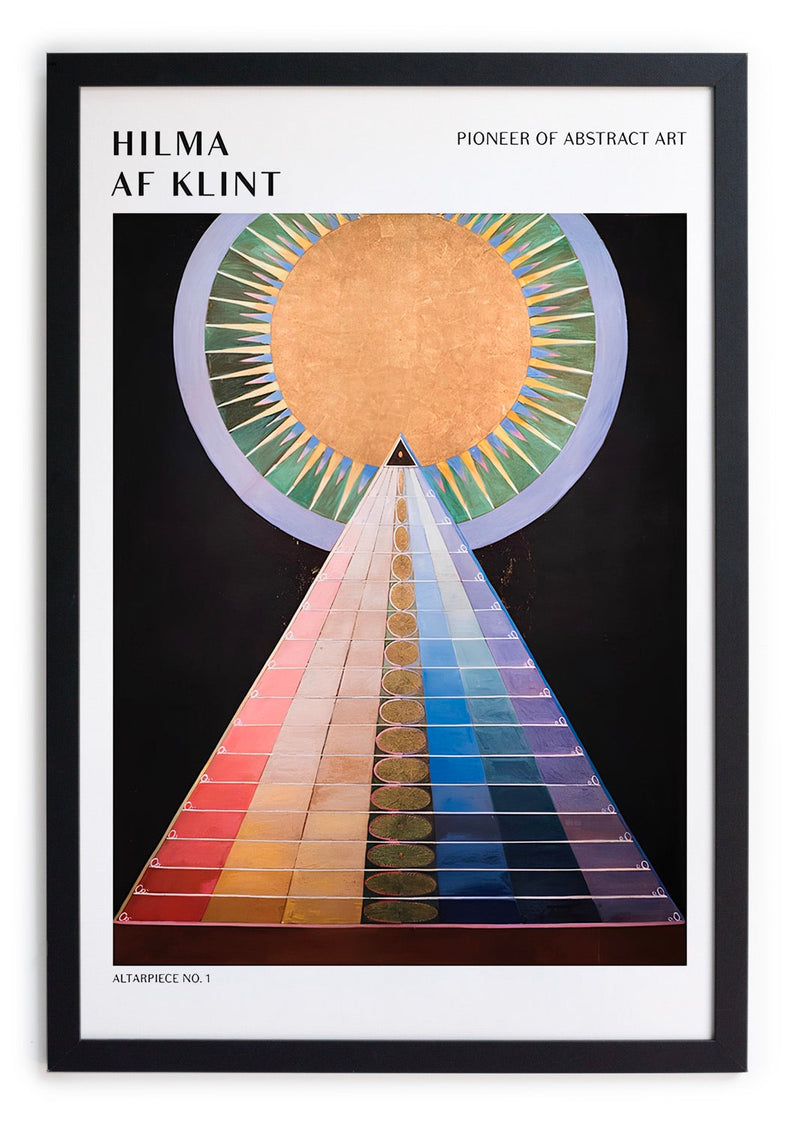 Really Nice Things - Cadre Moulure Noir 40X30 - Hilma 6 - Multicolore
