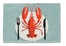 Set Of 2 Individual Rugs - Seafood - Multicolor