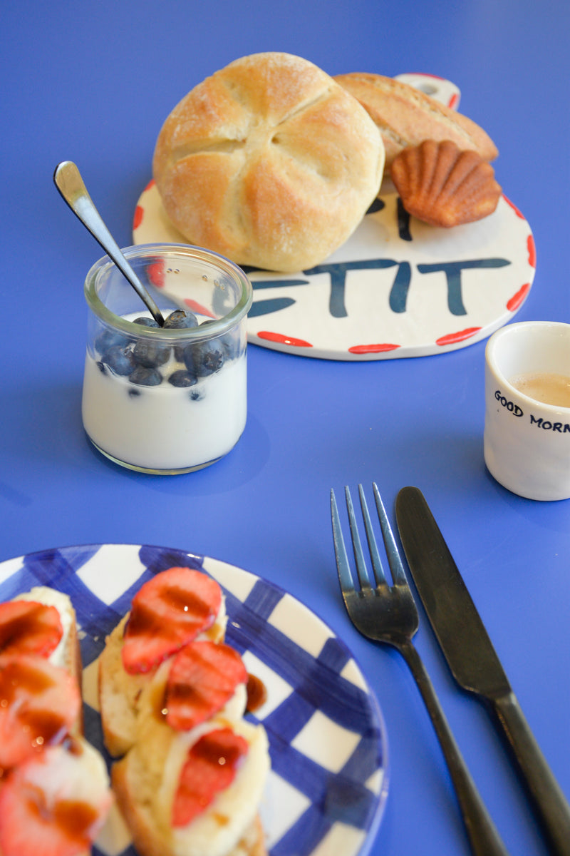 Planche À Découper En Céramique Mots - Bon Appetit - Multicolore