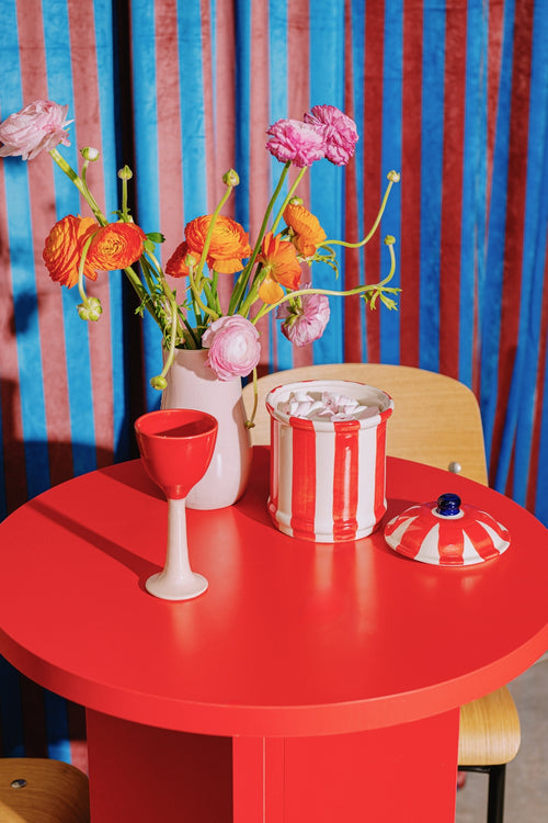 Table Haute Ronde Chinchin 60 Cm - Flamme