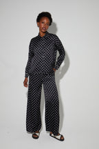 Chemise Iris A  Pois, Fabriquée En Italie