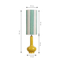 Groovy Lines “Coline” Table Lamp – Multicolor