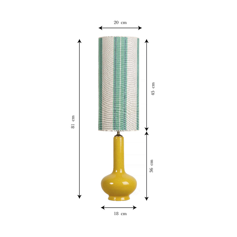 Groovy Lines “Coline” Table Lamp – Multicolor