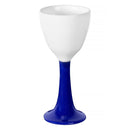 Ceramic Wine Glass "Salut" - White - Multicolor