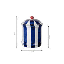 Boite "Bonnie" Ceramica - Azul - Multicolor