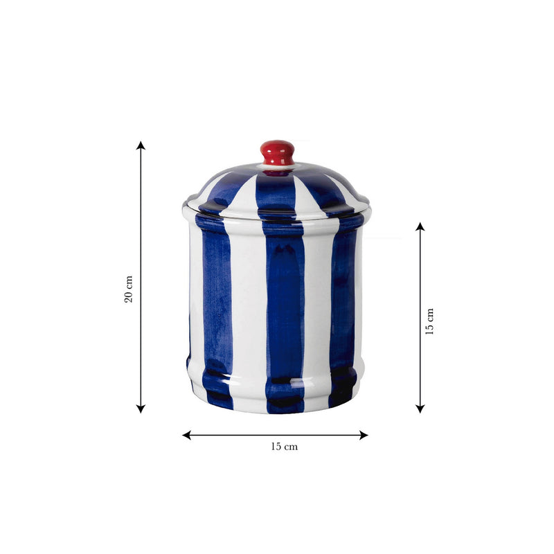 Boite "Bonnie" Ceramica - Azul - Multicolor