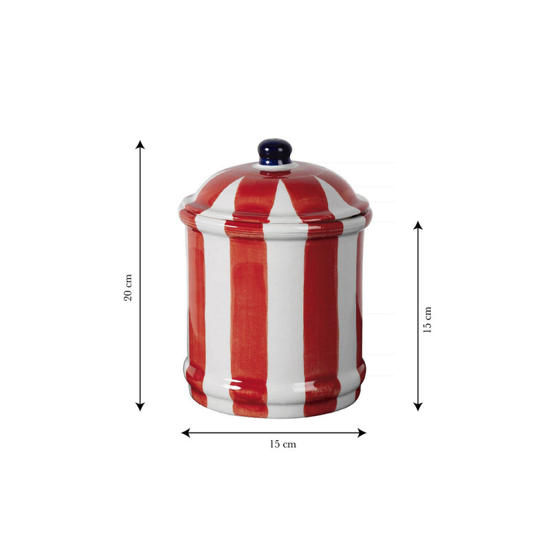 Boite "Bonnie" Ceramica - Rojo - Multicolor