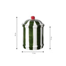 Boite "Bonnie" Ceramica - Verde - Multicolor