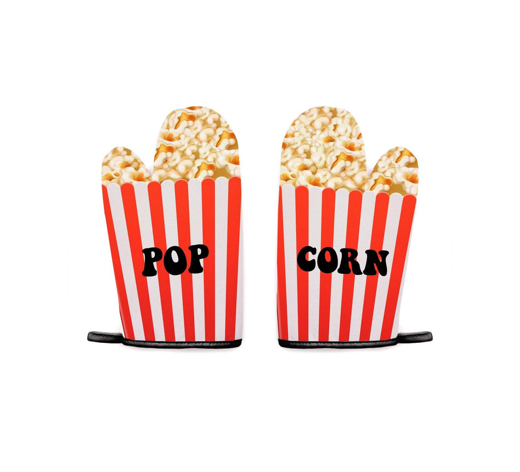 Set of 2 Kitchen Mitts - Pop Corn - Multicolour