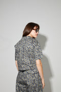 La Chemise Mael Flower Denim Fabriquée En Italie