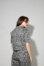 La Chemise Mael Flower Denim Fabriquée En Italie