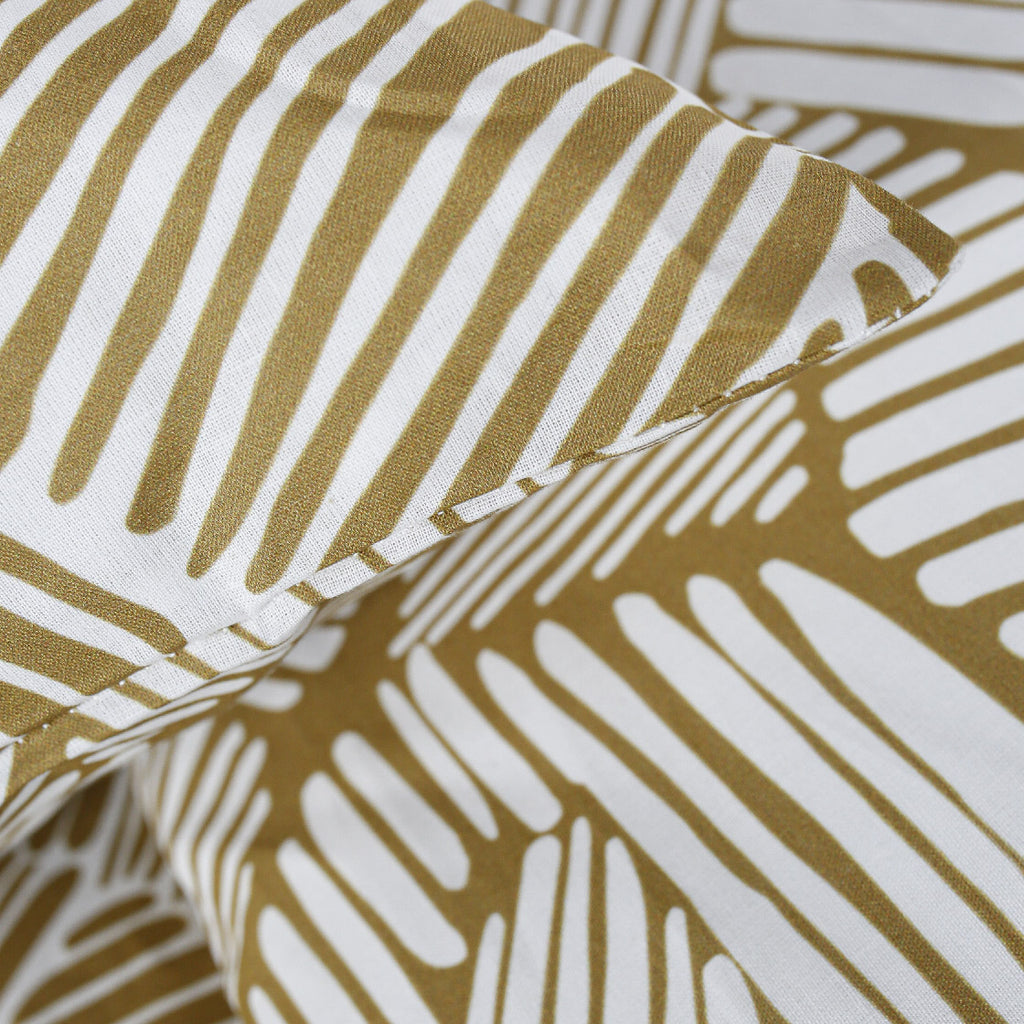 Mawira Zipped Set - Patterned Bedding Set 2.16 - Ochre