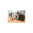 Arthur Baby Boots - Dark Gray Iridescent Leather - Girl