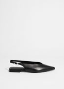Shoes Leone Slingback Ballerina - Black - Women