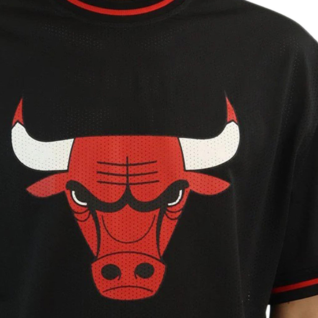 Tee-Shirt New Era Nba Team Logo Oversized Chicago Bulls Mesh