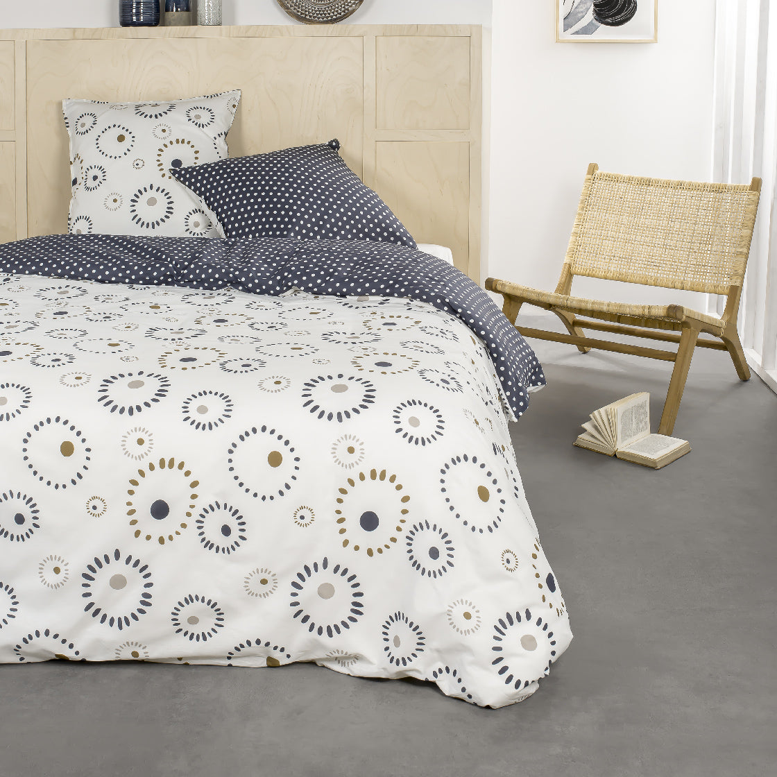 Sunshine - Bed Set Pattern 7.9 - White