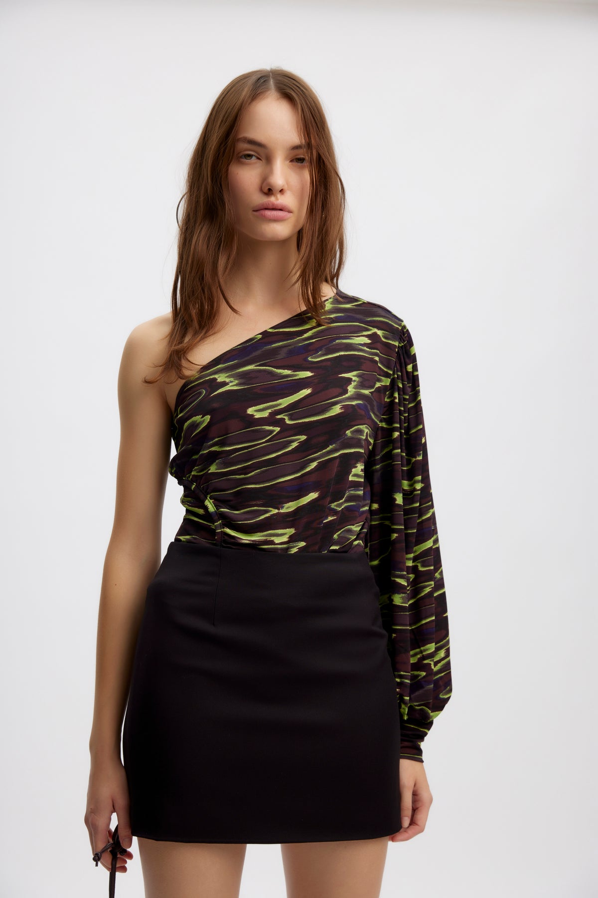 Shevygz P One-Shoulder Blouse