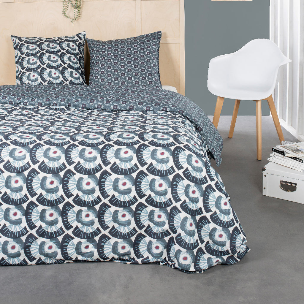 Sunshine - Parure De Lit Motif 7.30 - Gris