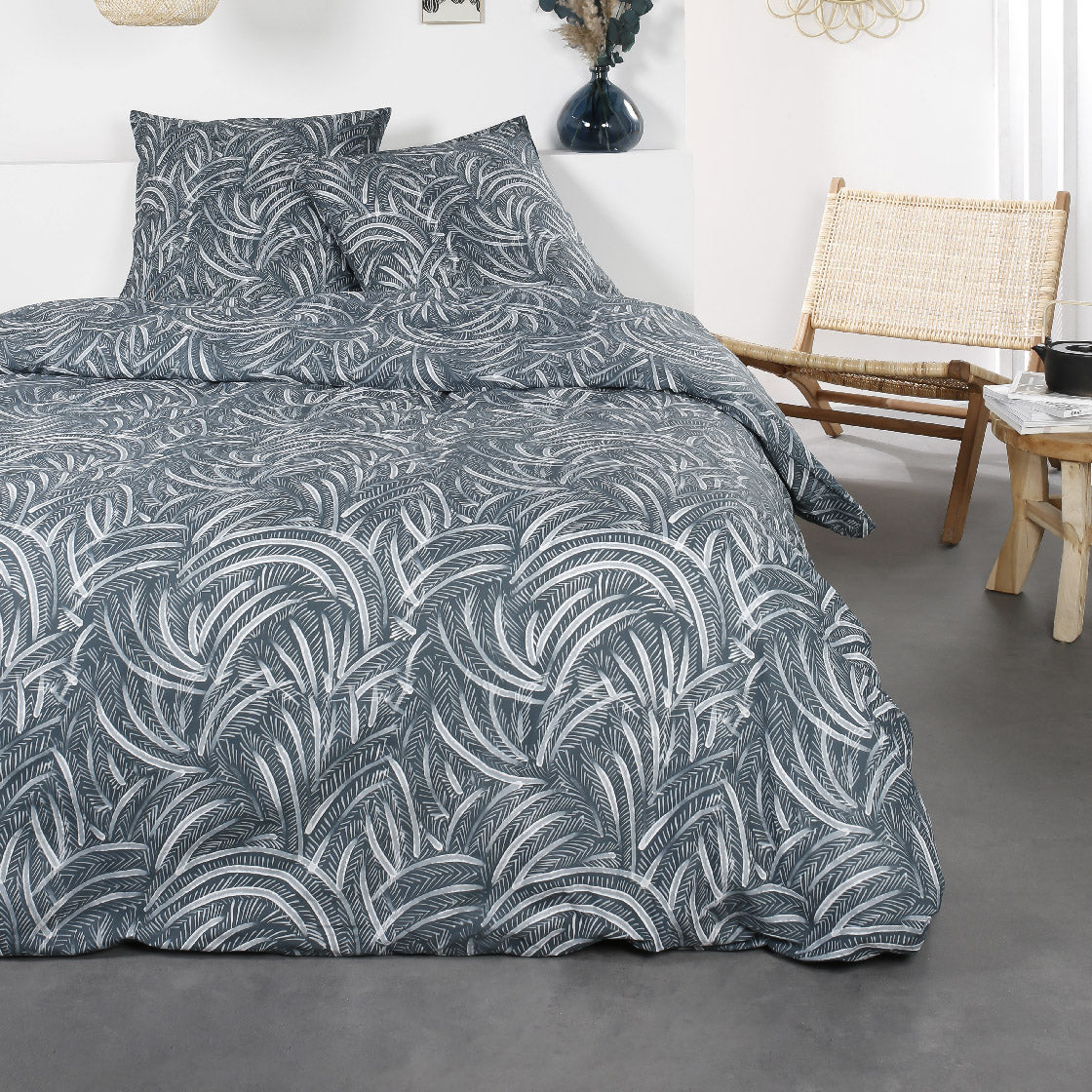 Sunshine - Parure De Lit Motif 7.32 - Gris