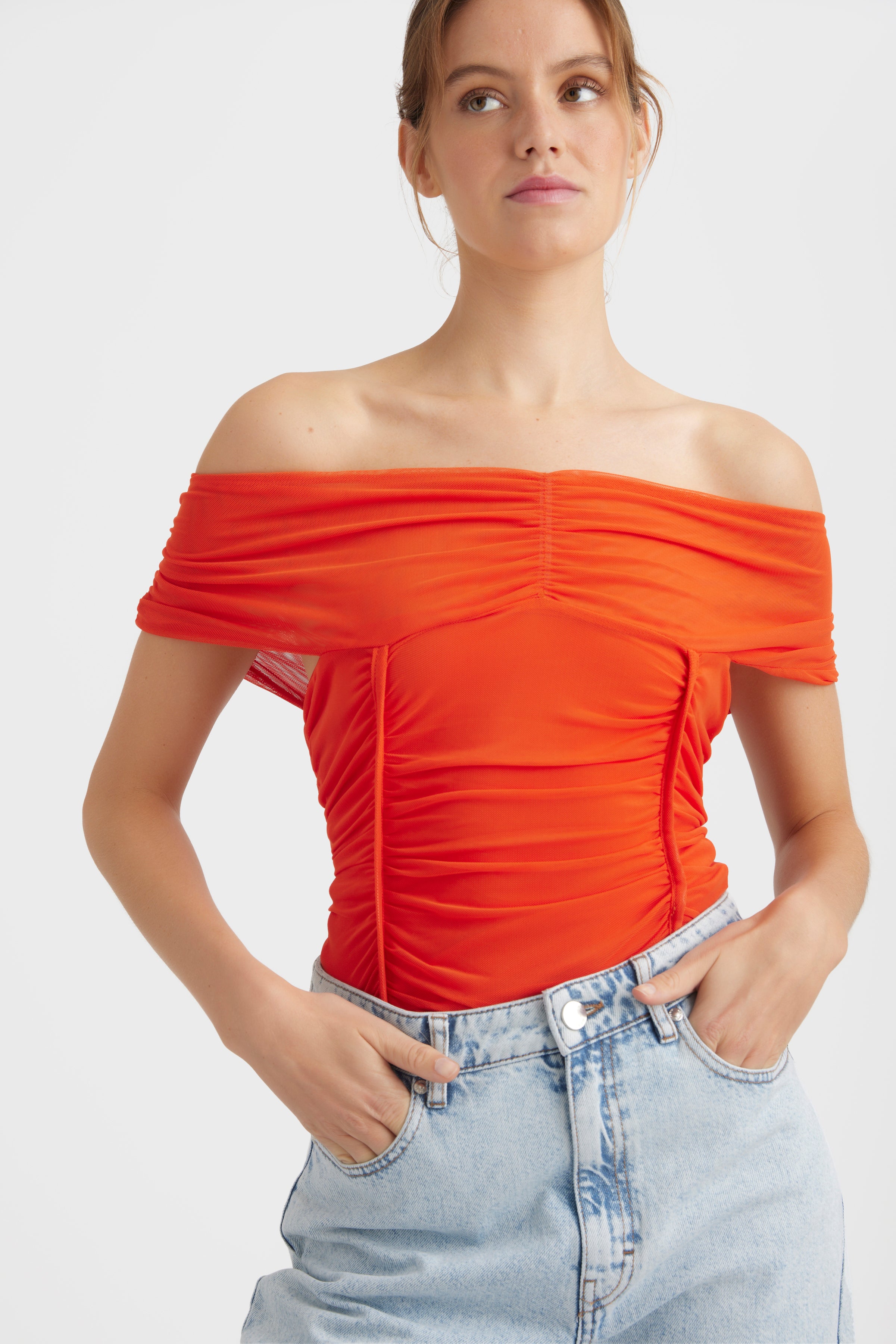 Top Messigz Off Shoulder