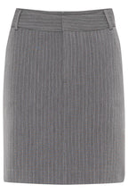 Joellegz Mel. Pinstripe Mw Skirt