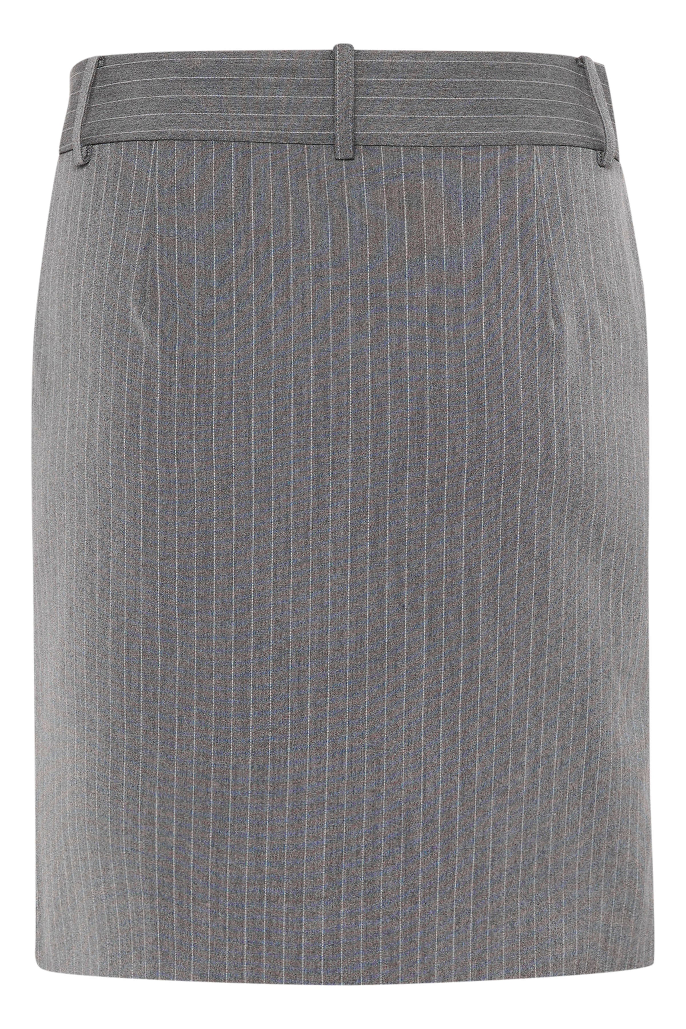 Joellegz Mel. Pinstripe Mw Skirt