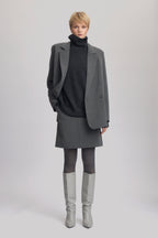 Joellegz Mel. Pinstripe Mw Skirt