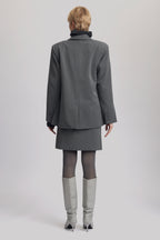 Joellegz Mel. Pinstripe Mw Skirt