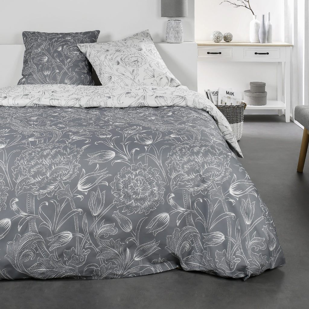 Sunshine - Parure De Lit Motif 7.45 - Gris