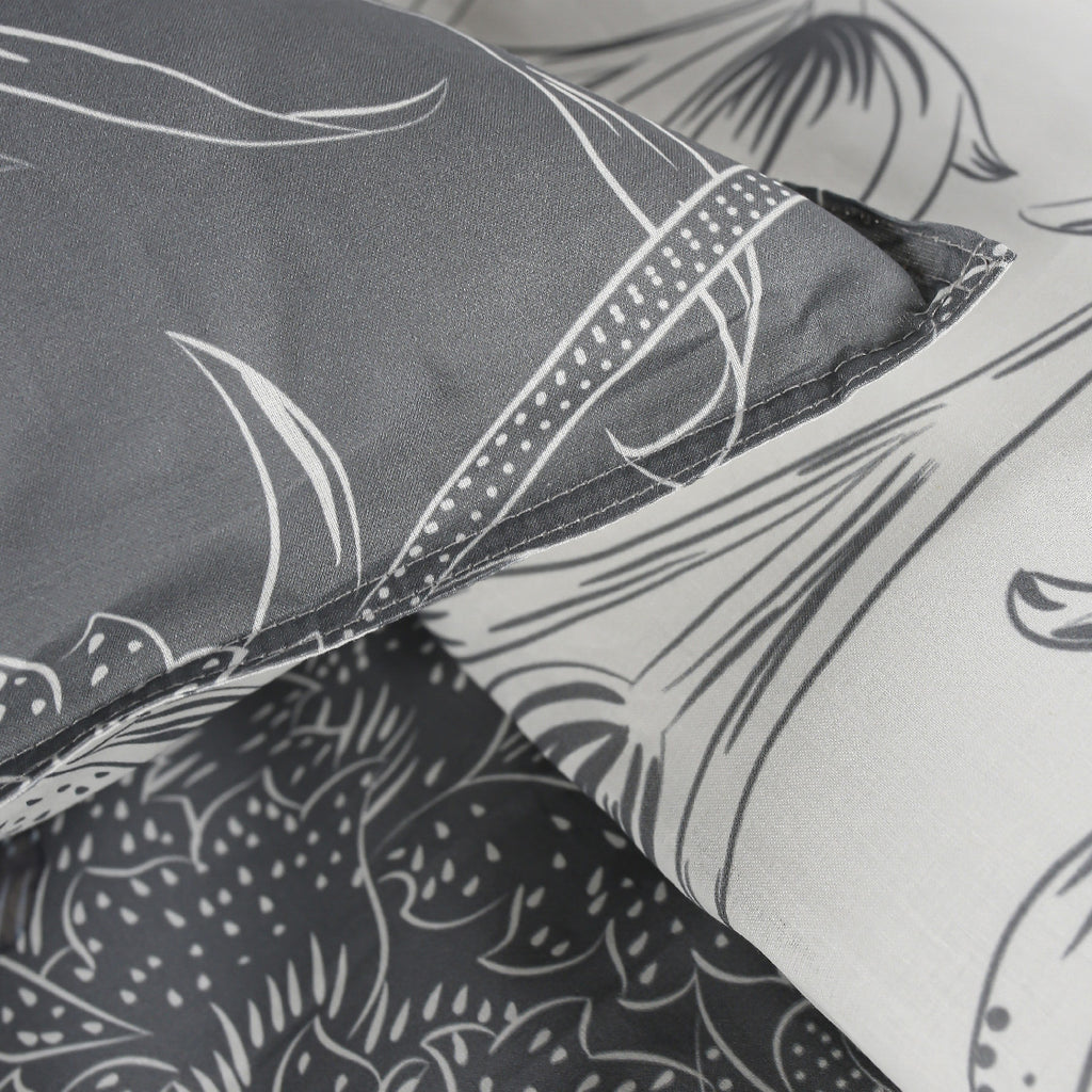 Sunshine - Parure De Lit Motif 7.45 - Gris